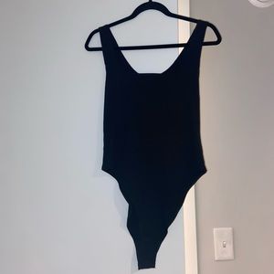 Thick strap tank bodysuit
